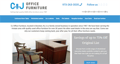 Desktop Screenshot of cjofficefurniture.com